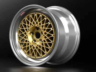 BBS E55 Racing 3D model