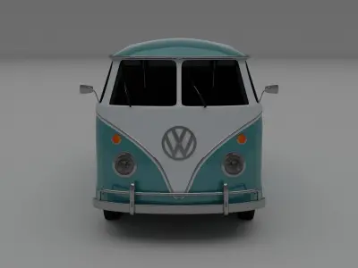 VW Bus Mk 1 HDRI 3D model