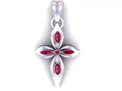 Golden Fabianya Pendant 3D Printable Model 3D print model