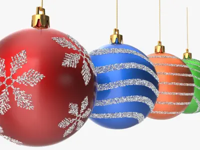 Christmas Ornaments 3D model