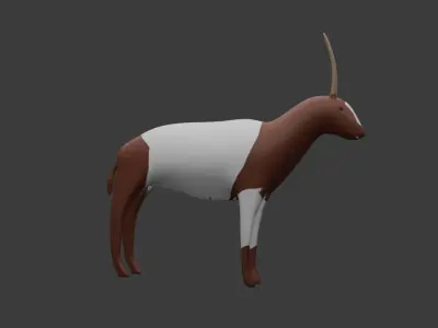 Goat 3D Model  3D model