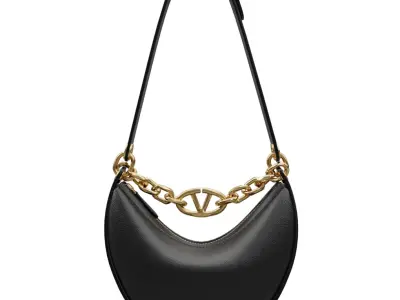 Valentino Garavani Small Vlogo Moon Hobo Bag Low-poly 3D model
