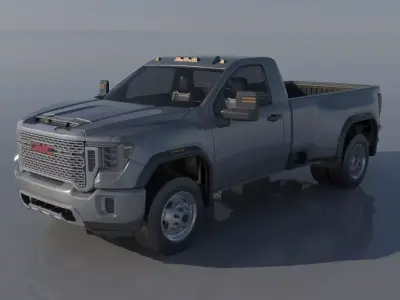 GMC Sierra 3500HD Regular Cab - 2022 3D print model