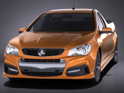 Holden VF Commodore UTE SSV 2016 VRAY 3D model