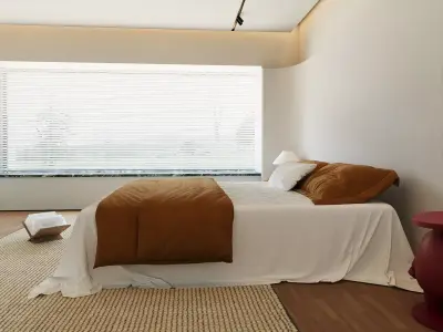 Minimal Modern Bedroom 3D model