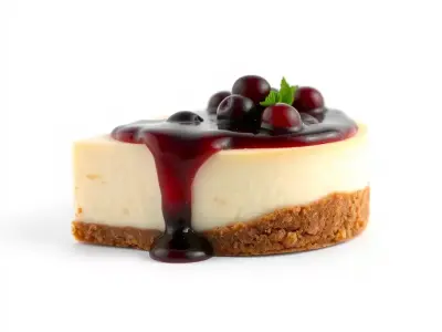 Cherry Cheesecake Dessert model pack Low-poly 3D model