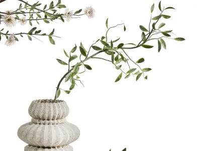 bouquet set 3D model shop