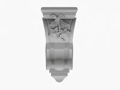 Scroll Corbel 35 3D model