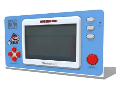 Mario Game and Watch Low-poly 3D model