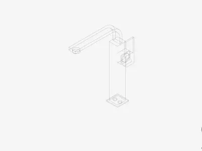 Vessel Mixer - Luxury - Round Low-poly 3D model