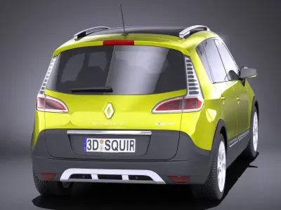 Renault Scenic Xmod 2016 VRAY 3D model