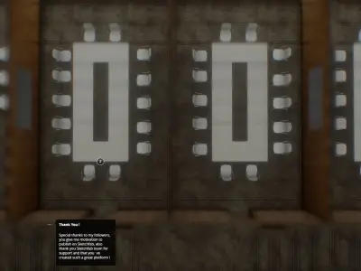 VR Conference Room Corona Max Scene and Baked Low-poly 3D model