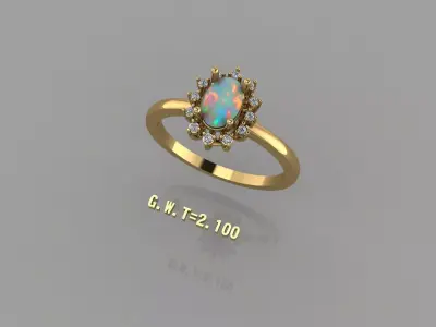 FASION RING 3D model 28
