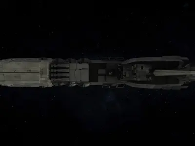 Star Wars Rebel Assault Frigate Free 3D model