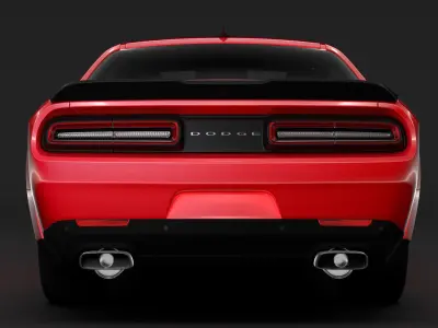 Dodge Challenger RT Shaker Widebody 2017 3D model