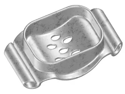 Ceramic Soap Dish Holder 3D model