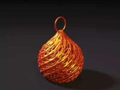 Christmas Ball 2 3D print model