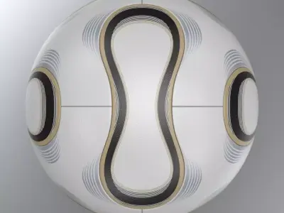 Teamgeist Soccer Ball 3D model