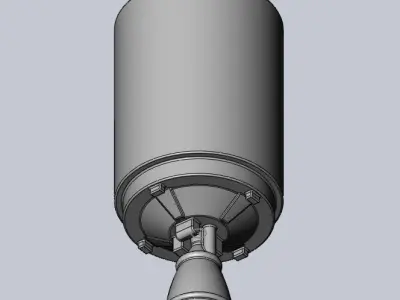 Rocket Labs Electron Rough Printable Model 3D print model