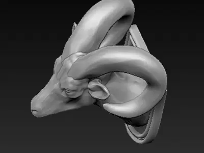 Ram Head 2 3D model