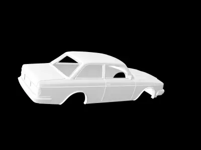 Volvo 242 3D print model