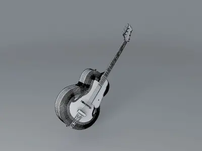 Stomberg Master 400 guitar Free 3D model