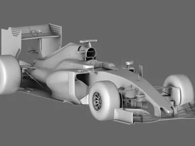 F1 Renault STR10 Season 2015 3D model
