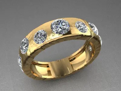 colored ring  3D print model