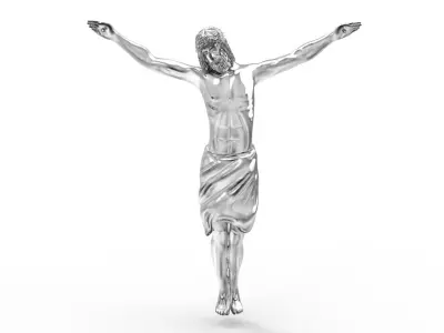 Crucifixion of Jesus Christ 3D print model