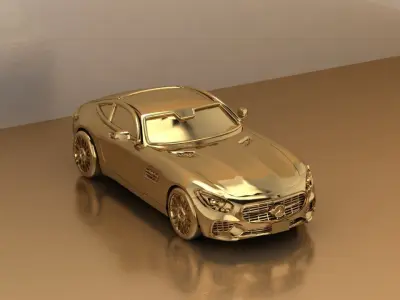 pendant mercedes amg sports car 3D print model
