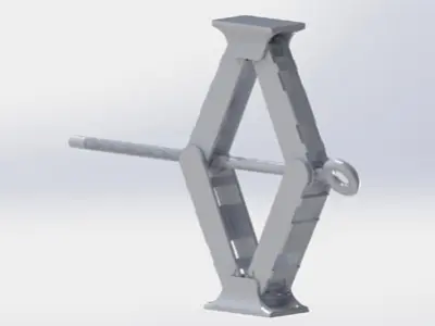 Car jack 3D print model