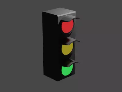 Traffic light Free 3D model buy