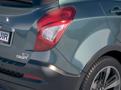 SsangYong Korando 2017 3D model