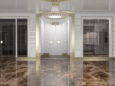 Classic Luxury Interior 3D 3D model