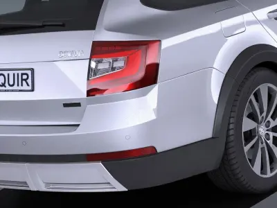 Skoda Octavia Scout 2017 3D model