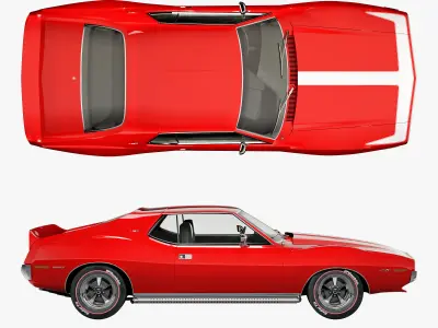 AMC AMX SST-1973 3D model