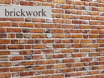 Bricks wall 3D model