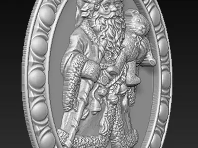 Merry Christmas 3D Model 3D print model