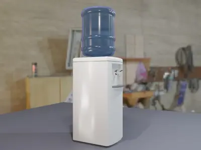 Drinking Fountain - Water -Bebedouro de agua Low-poly 3D model