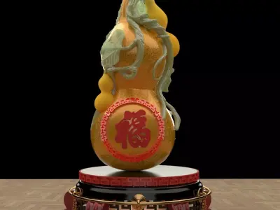 Chinese  gourd  3D model