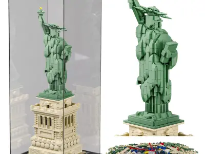 LEGO Architecture 21042 The Statue of Liberty set 3D model