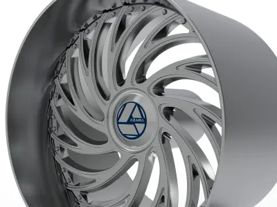 AZARA AZX-101 WHEEL 3D PRINT MODEL 3D print model