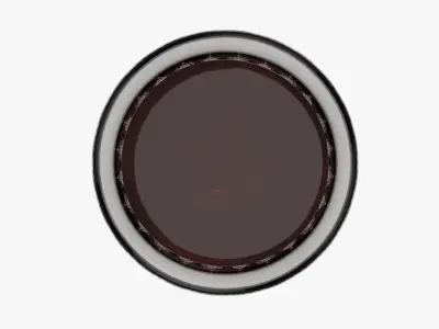 Glass goblet 01 3D model