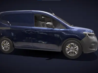 Renault Kangoo van review 2023 3D model