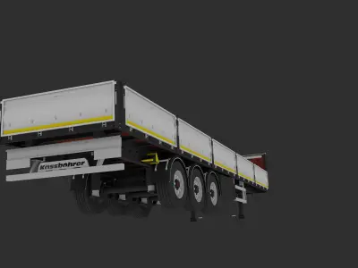 kassbohrer semi trailer 3D model