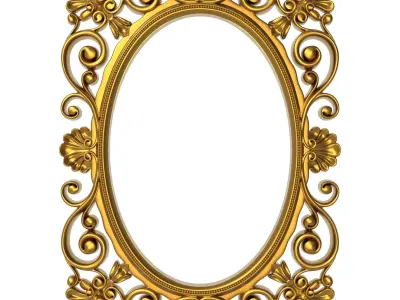 5 carved frames set 3D Model Pack buy
