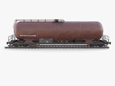 CFR Tanker Rail Car v1 3D model