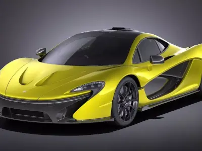 McLaren P1 2016 VRAY 3D model