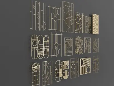 CNC Decorative Panel  3D model