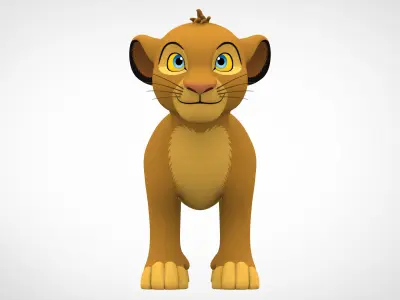 Tojo Cub Low-poly 3D model